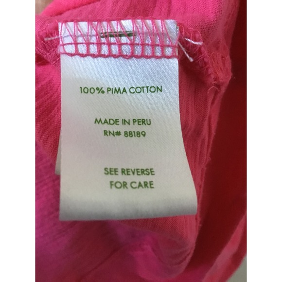 Lilly Pulitzer Cassie Pink Pima Cotton Dress M - Picture 5 of 5